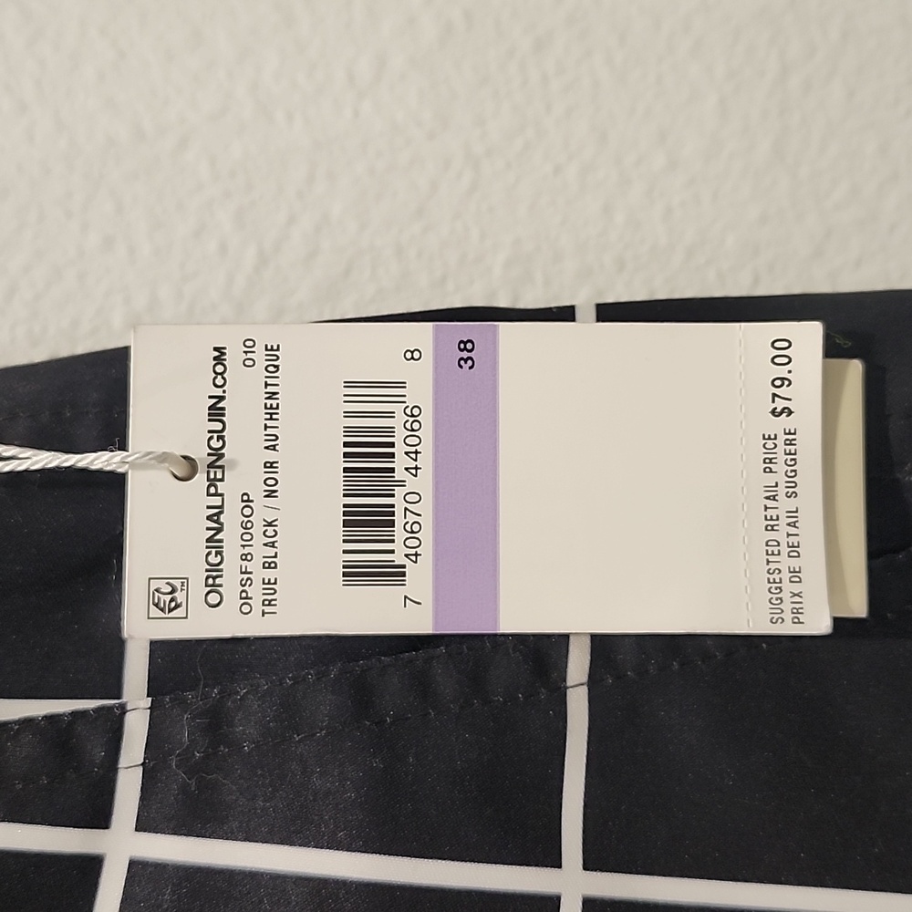 NEW AN ORIGINAL PENGUIN PLAID SWIM SHORTS SHORT SIZE 38 - Picture 3 of 6